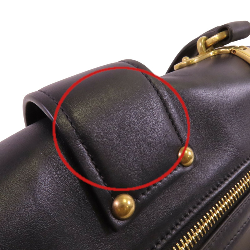 PRADA 牛皮皮革City Bag金扣肩背袋-25