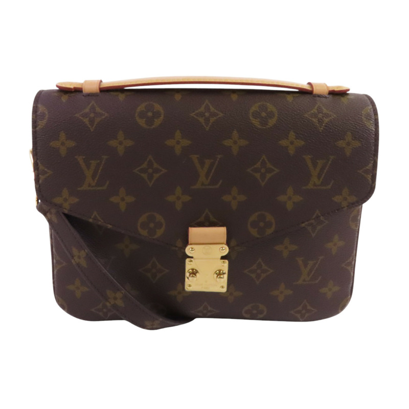 LOUIS VUITTON Monogram Pochette Metis金扣手挽肩背兩用袋-0