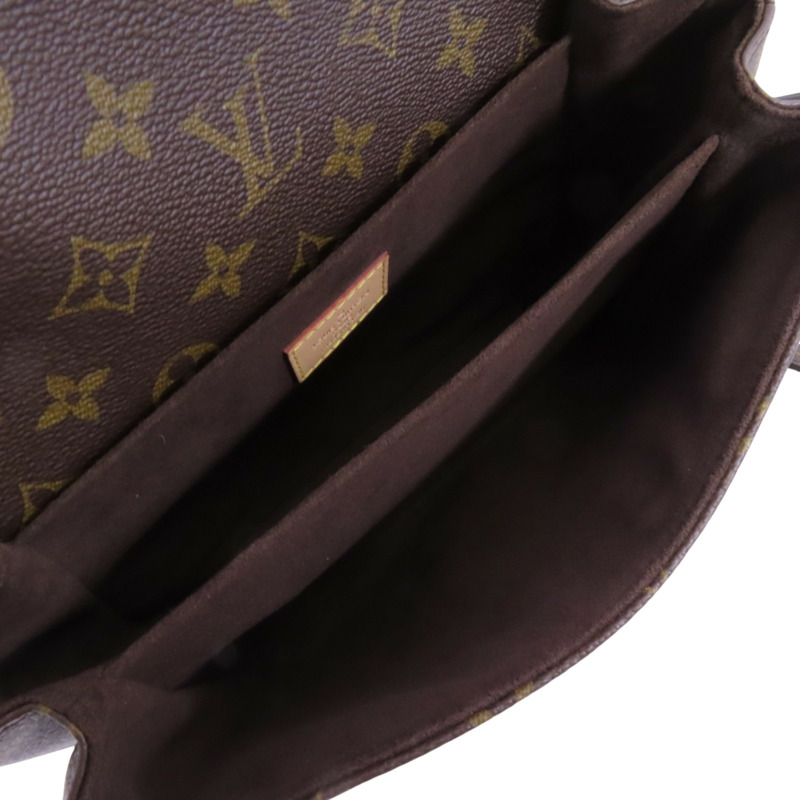 LOUIS VUITTON Monogram Pochette Metis金扣手挽肩背兩用袋-4