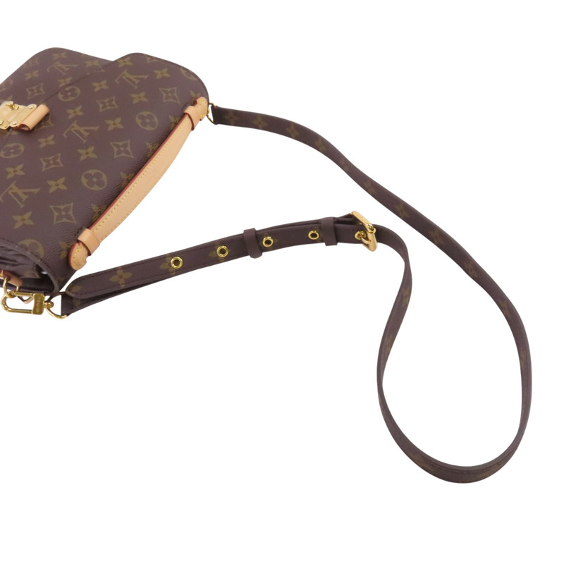 LOUIS VUITTON Monogram Pochette Metis金扣手挽肩背兩用袋-7