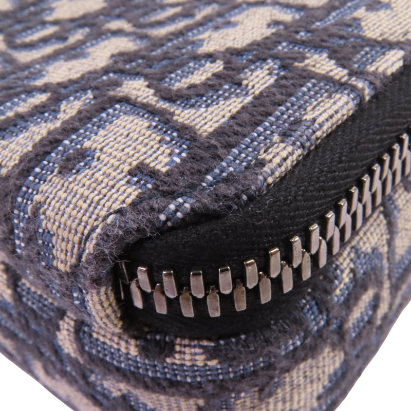 Dior Obriqur帆布Zipped Pouch With Strap銀扣肩背袋-11