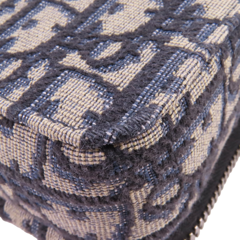 Dior Obriqur帆布Zipped Pouch With Strap銀扣肩背袋-13