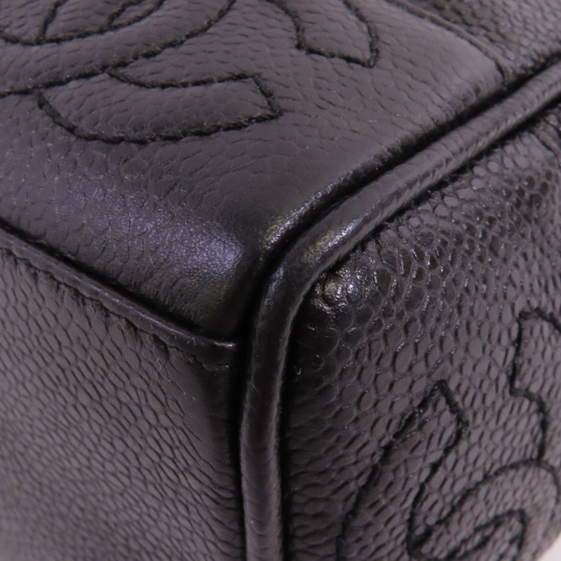 CHANEL 牛皮皮革Vintage Tote Bag金扣鏈帶肩背袋-11