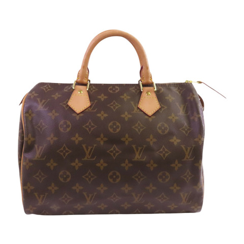 LOUIS VUITTON Monogram Speedy 30金扣手挽袋