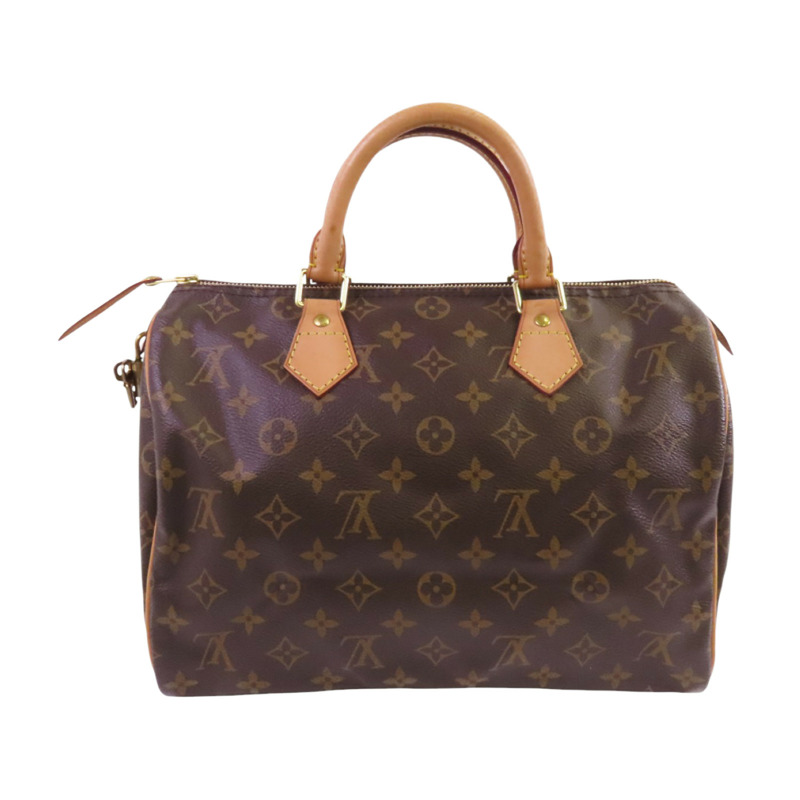 LOUIS VUITTON Monogram Speedy 30金扣手挽袋-1