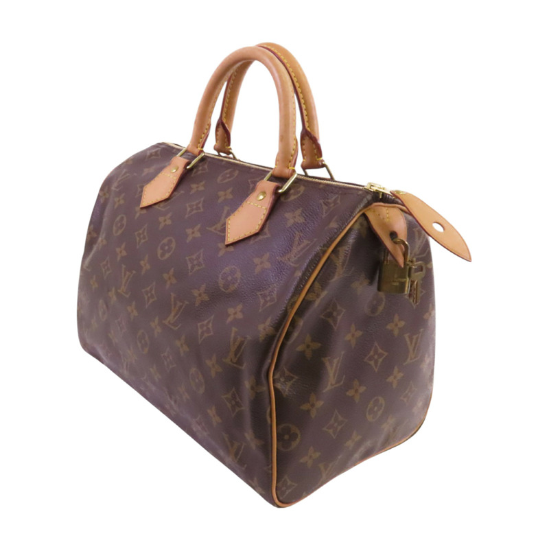 LOUIS VUITTON Monogram Speedy 30金扣手挽袋-2