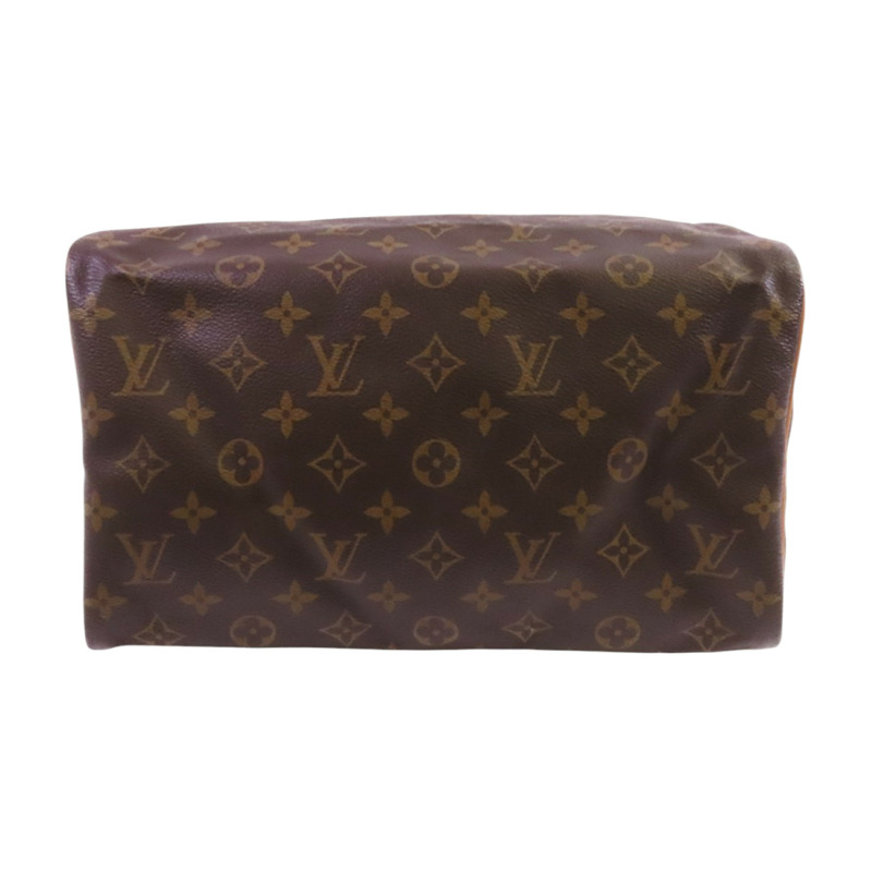 LOUIS VUITTON Monogram Speedy 30金扣手挽袋-3