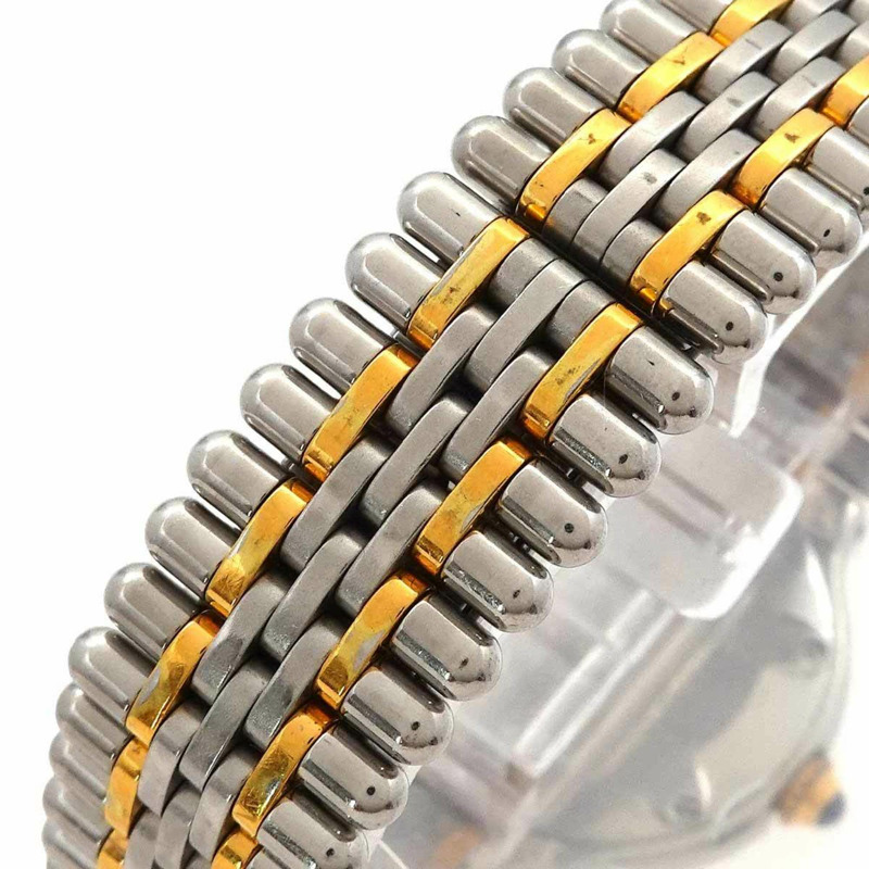 卡地亞 Must 21 Vantianne 雙色腕錶 W10051F4 女士象牙色石英錶-5