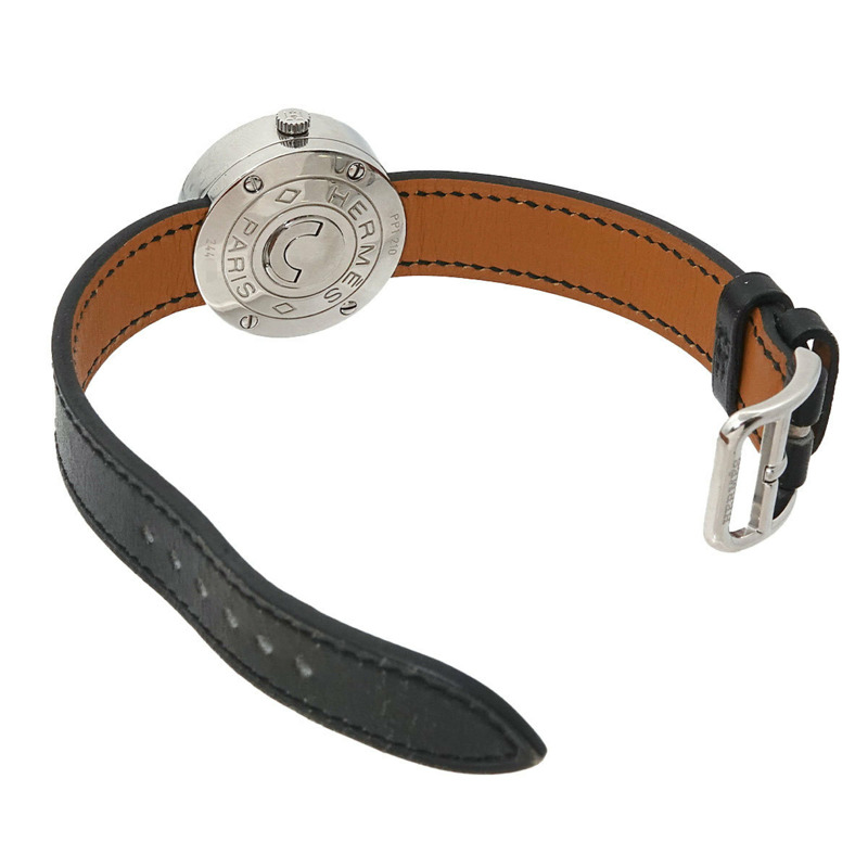 愛馬仕 Pass PP1.210 女士白色貝殼石英錶-4