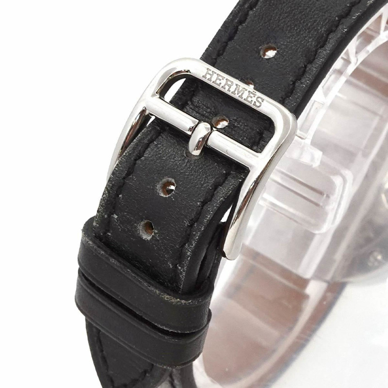 愛馬仕 Pass PP1.210 女士白色貝殼石英錶-7