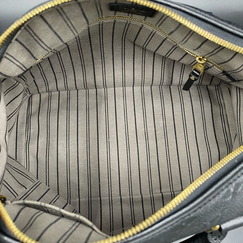 路易威登/Lv黑色全皮壓紋speedy30 30*21*17 鎖鑰匙掛牌在-9