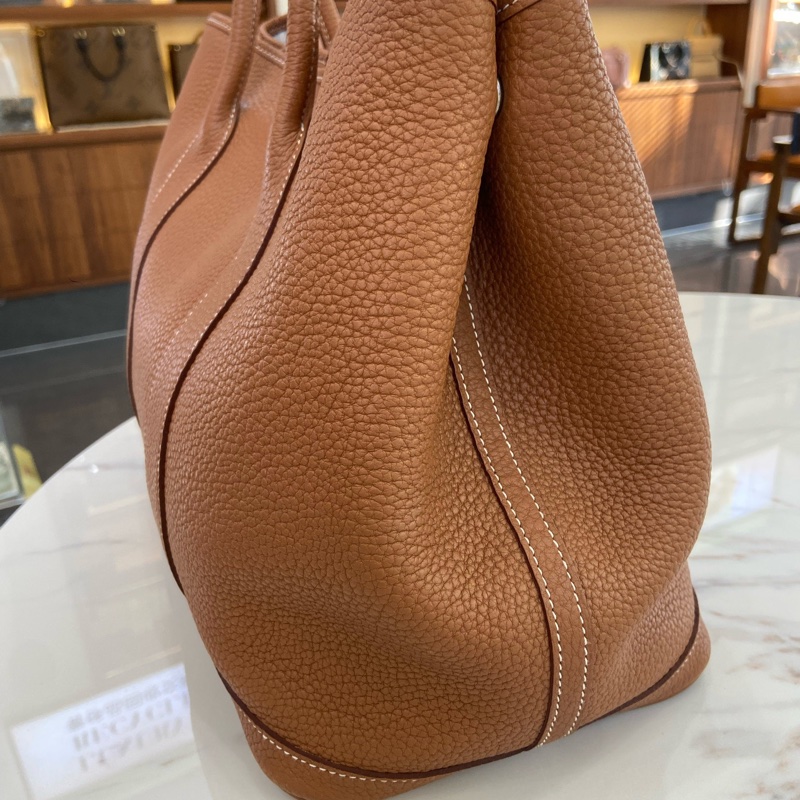 愛馬仕Hermes金棕花園36 D刻，尺寸36*26、，秋冬本命色包包 各種實用百搭款-5