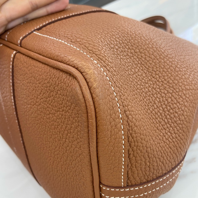 愛馬仕Hermes金棕花園36 D刻，尺寸36*26、，秋冬本命色包包 各種實用百搭款-14