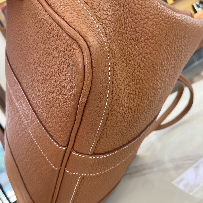 愛馬仕Hermes金棕花園36 D刻，尺寸36*26、，秋冬本命色包包 各種實用百搭款-15