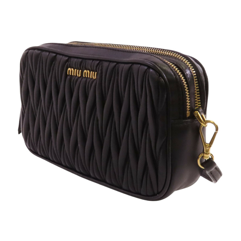 Miu Miu 羊皮皮革Shoulder Bag金扣肩背袋-2