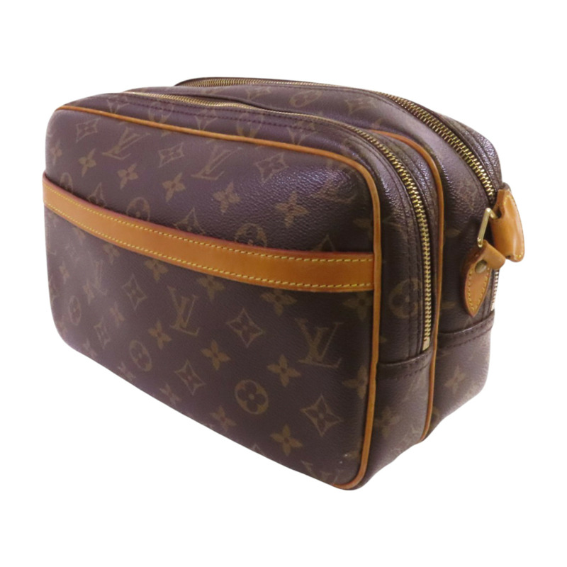 LOUIS VUITTON Monogram Reporter PM金扣肩背袋-2