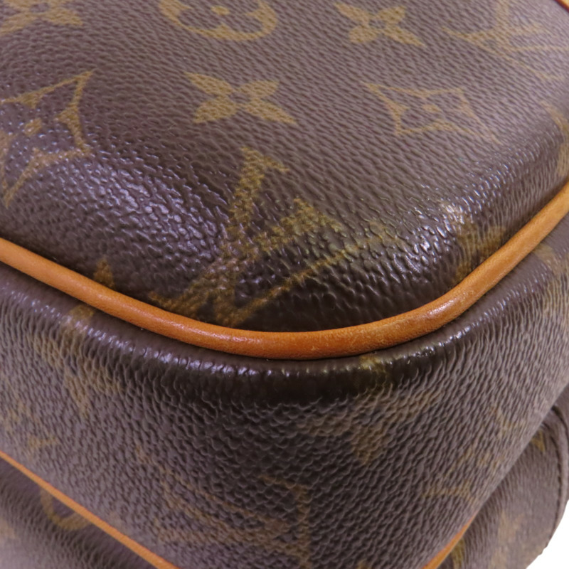 LOUIS VUITTON Monogram Reporter PM金扣肩背袋-11