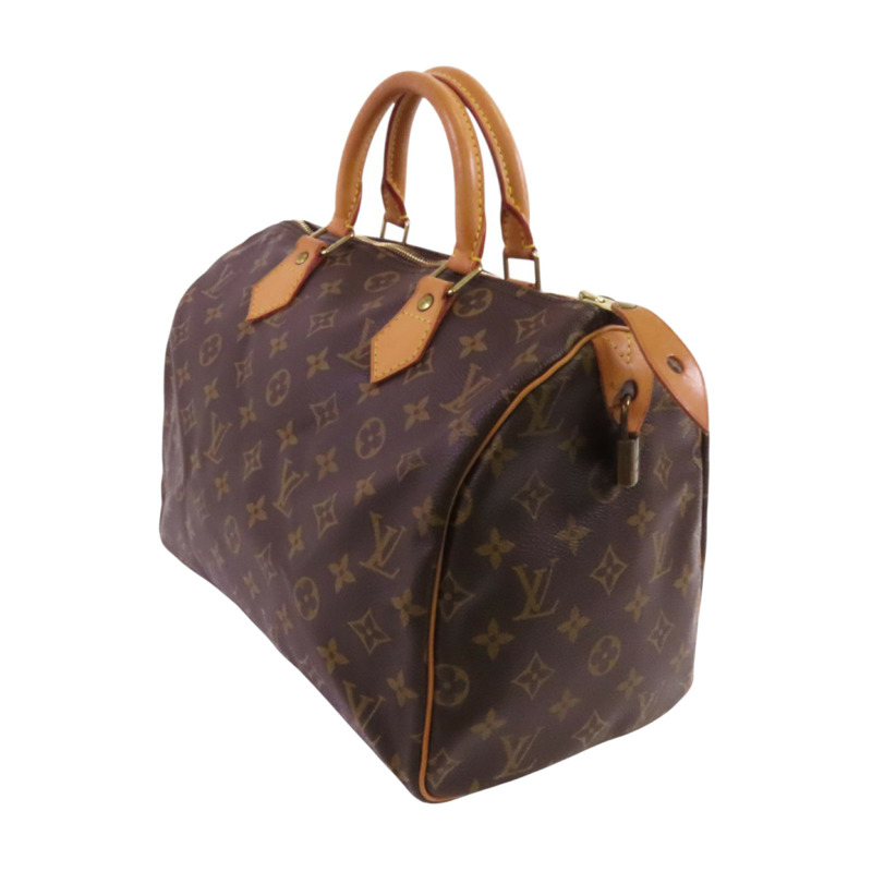 LOUIS VUITTON Monogram Speedy 30金扣手挽袋-2