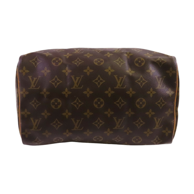 LOUIS VUITTON Monogram Speedy 30金扣手挽袋-3