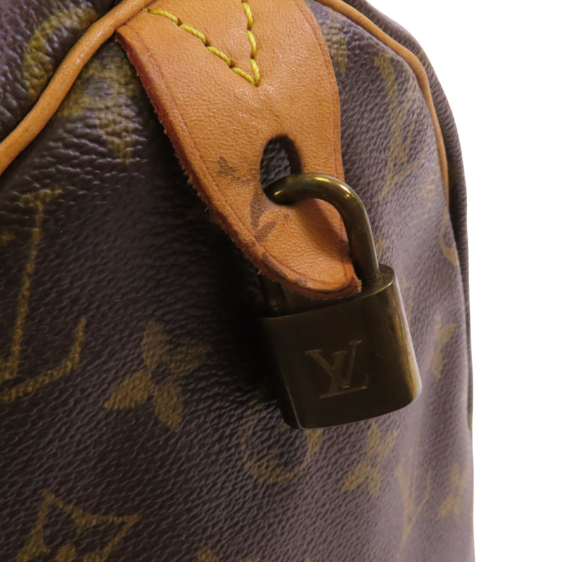 LOUIS VUITTON Monogram Speedy 30金扣手挽袋-8