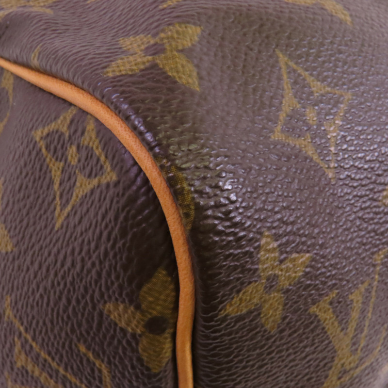 LOUIS VUITTON Monogram Speedy 30金扣手挽袋-10