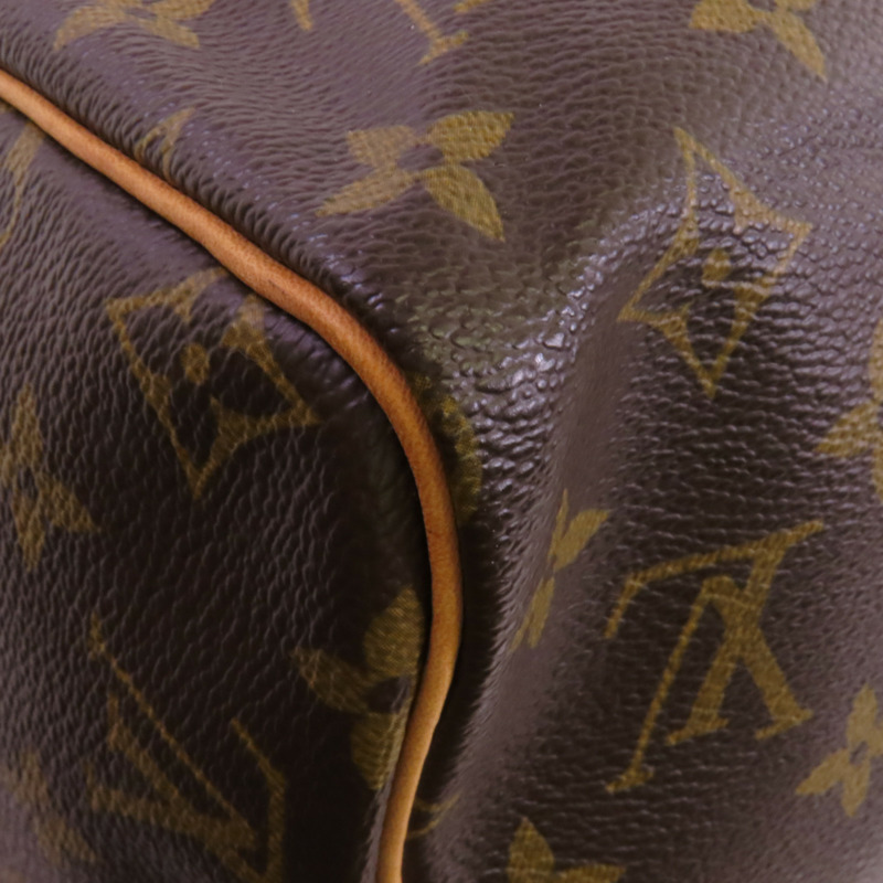 LOUIS VUITTON Monogram Speedy 30金扣手挽袋-12