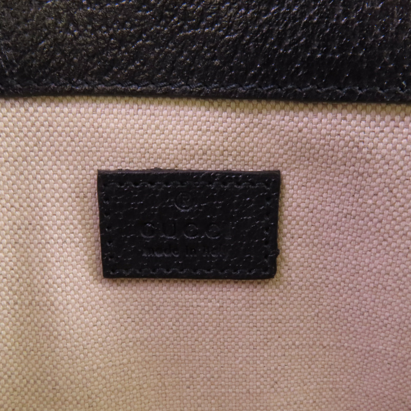 GUCCI 塗層帆布Ophidia GG Supreme銀扣腰包-5