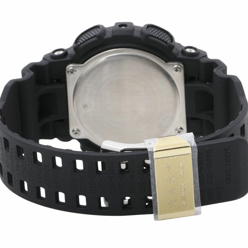 卡西歐 G-SHOCK 110 系列 GA114RE1AJR 黑色樹脂男士數位類比手錶-4