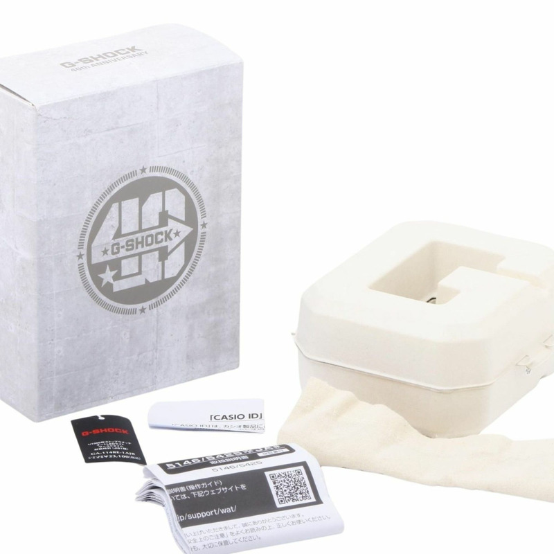 卡西歐 G-SHOCK 110 系列 GA114RE1AJR 黑色樹脂男士數位類比手錶-6