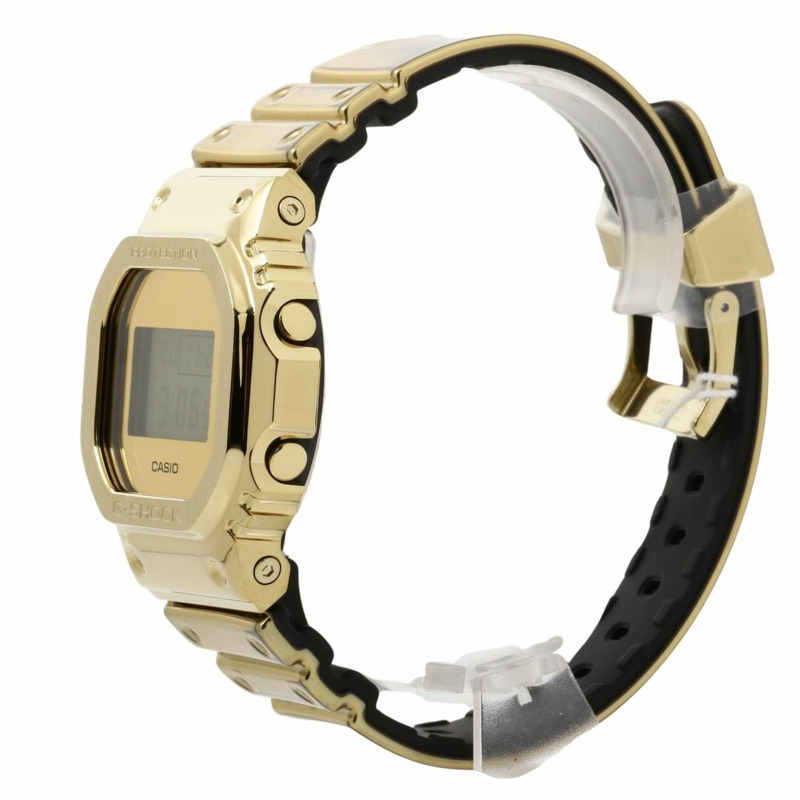 卡西歐 G-SHOCK GM5600YMG9JF 男士電子錶，金色/黑色樹脂/不鏽鋼-1