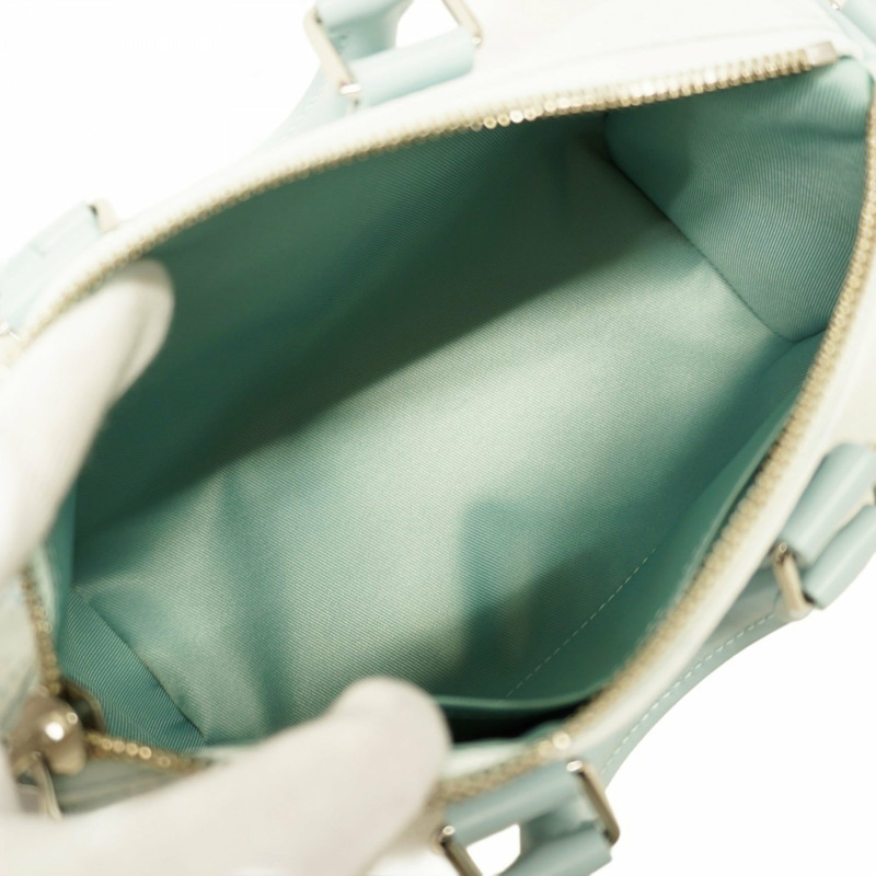 路易威登 Monogram Aqua Garden Keepall Bandouliere 25 手提包 M22527 白色/淺藍色 男士兩用包-3