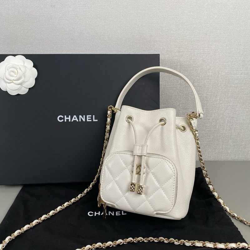 ✨Chanel 25B 白金小水桶包 晶片款🤍-4
