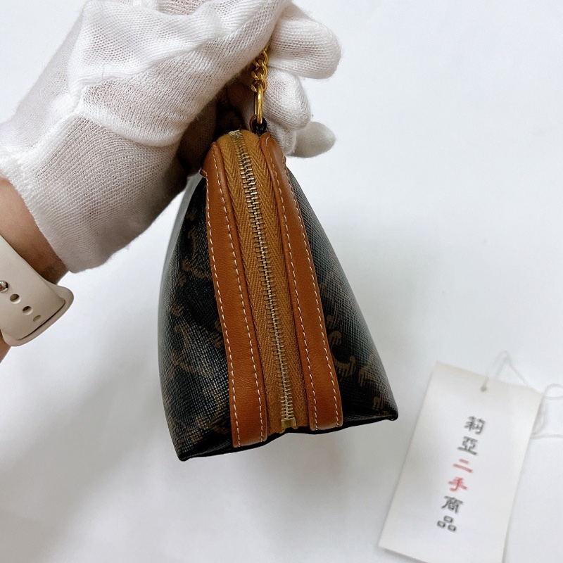 莉亞精品♡Celine 老花貝殼包 二手-4