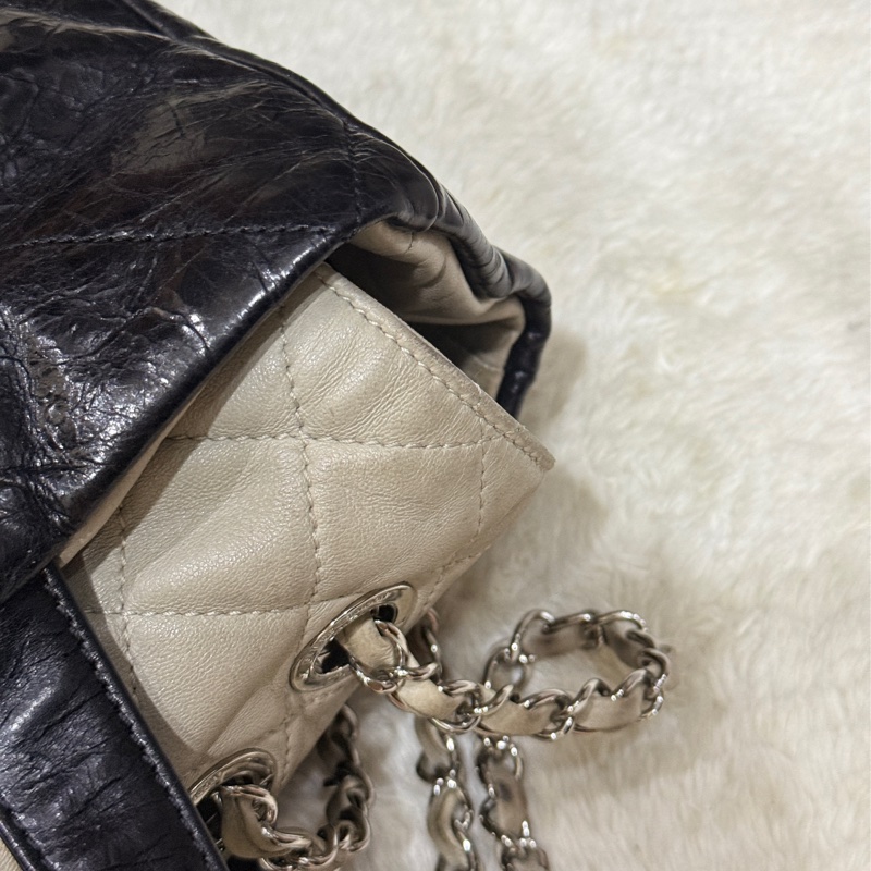 好看的實用款🖤CHANEL 香奈兒 蠟光牛皮 黑色肩背 手提 托特包-28