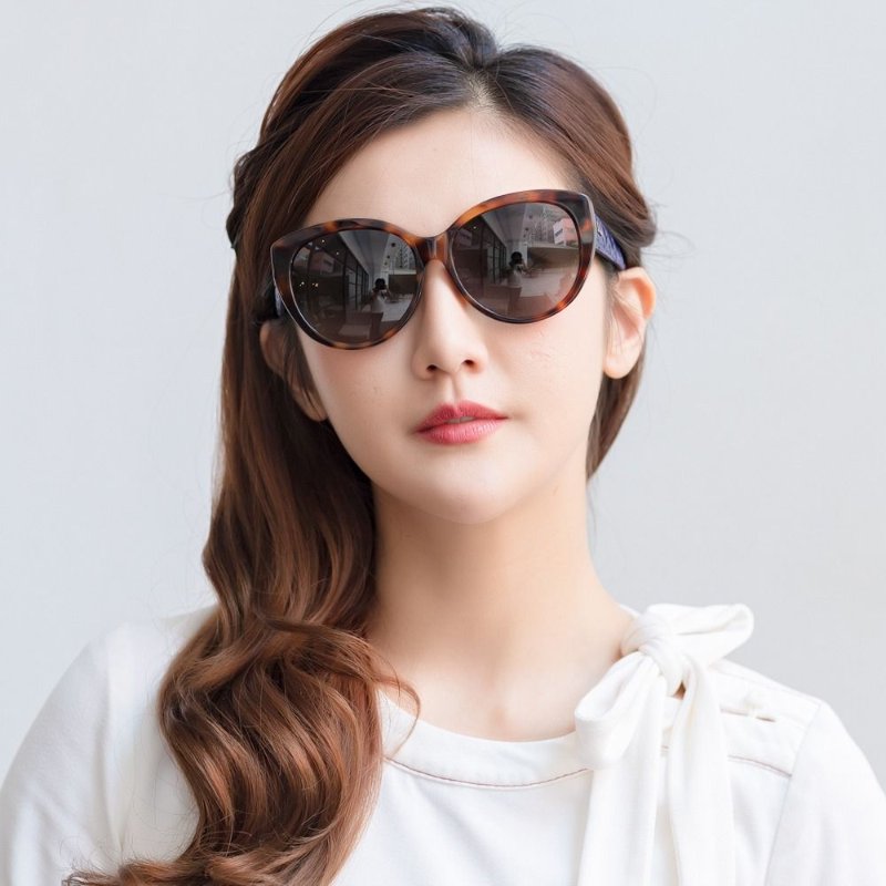 DIOR 太陽眼鏡 (琥珀色)-4