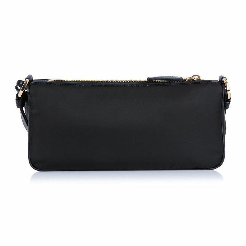 PRADA 尼龍皮革肩背包 1BC234 2C8Q F0002-3
