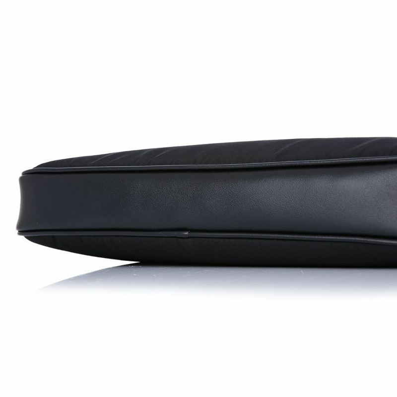 PRADA 尼龍皮革肩背包 1BC234 2C8Q F0002-4