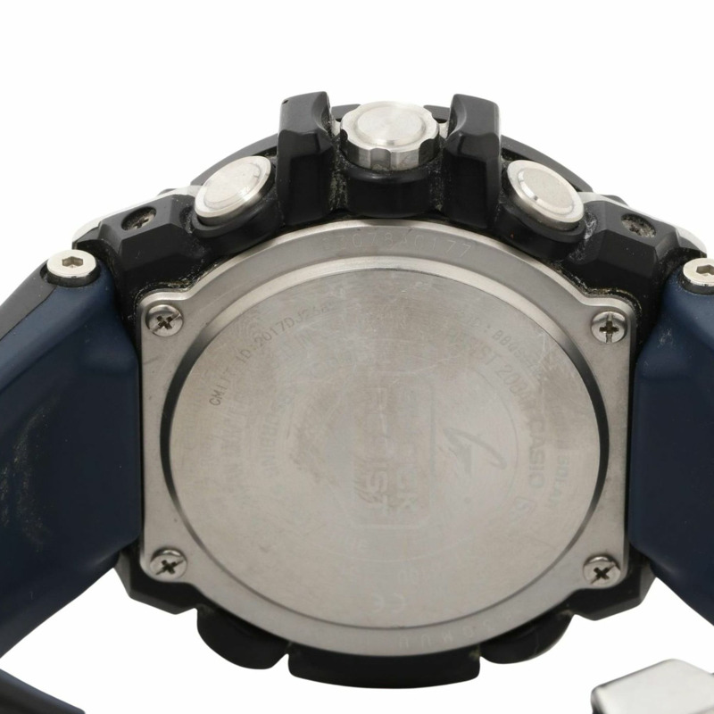 Casio G-SHOCK G-STEEL GSTB100 系列腕錶 (GSTB100XA1AJF) 黑色碳纖維錶圈，樹脂和不鏽鋼/碳纖維材質，男士模擬指針腕錶-3