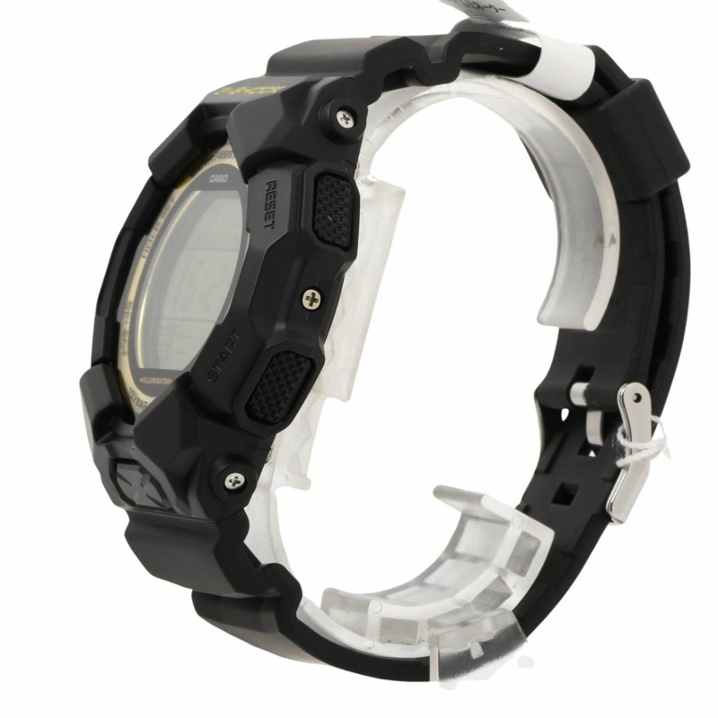 卡西歐 G-SHOCK GD010 系列 GD010GB1A9JF 男士數位手錶，黑色碳纖維/樹脂-1