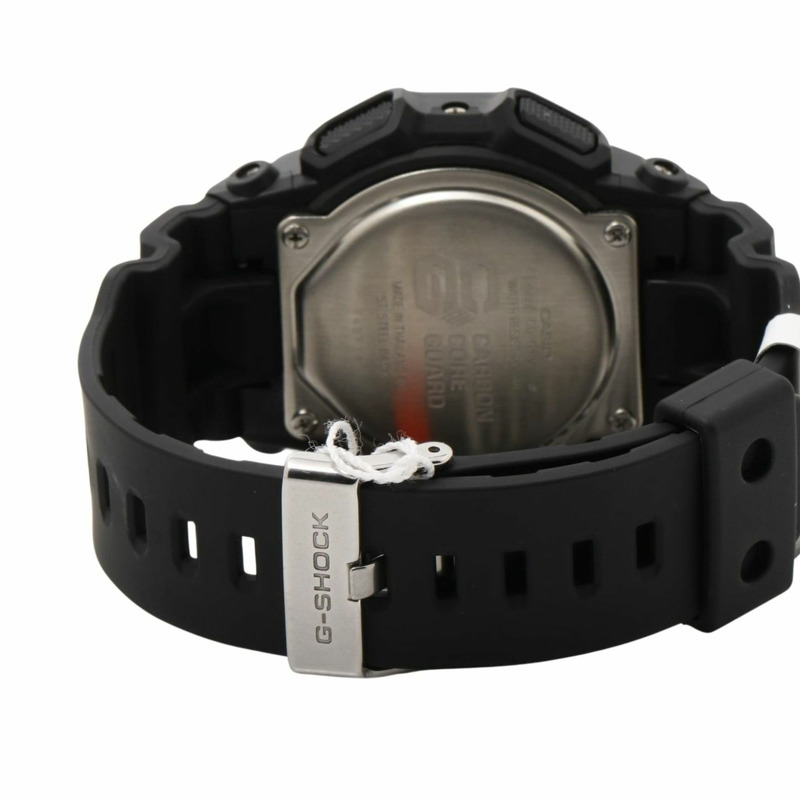 卡西歐 G-SHOCK GD010 系列 GD010GB1A9JF 男士數位手錶，黑色碳纖維/樹脂-4