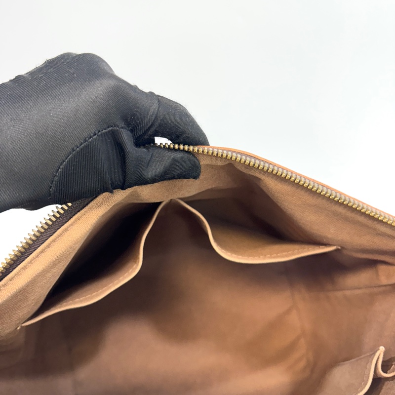 🥨路易威登派拉蒙LV原花抓皺palermo一字拉鍊水餃包M40145-7