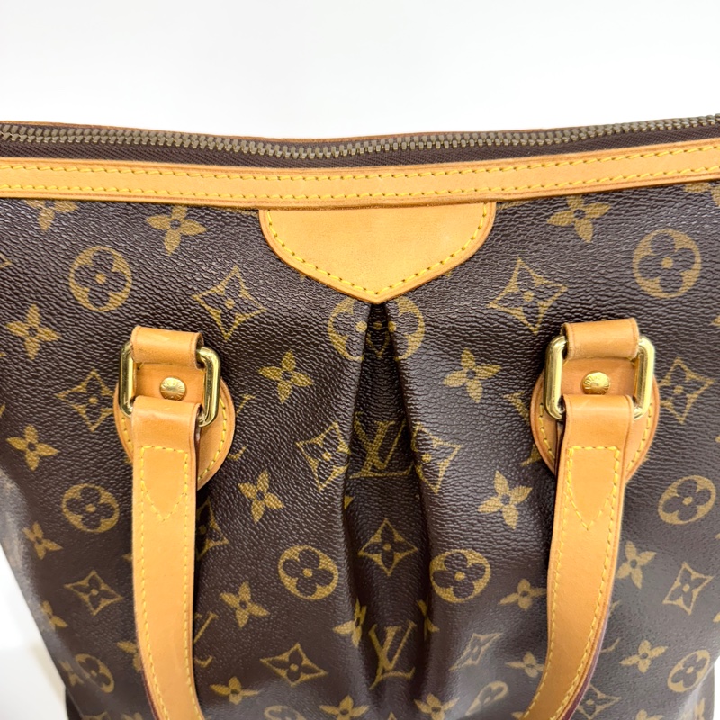 🥨路易威登派拉蒙LV原花抓皺palermo一字拉鍊水餃包M40145-13