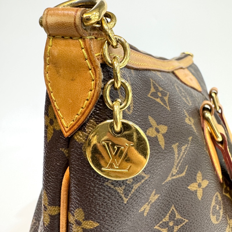 🥨路易威登派拉蒙LV原花抓皺palermo一字拉鍊水餃包M40145-19