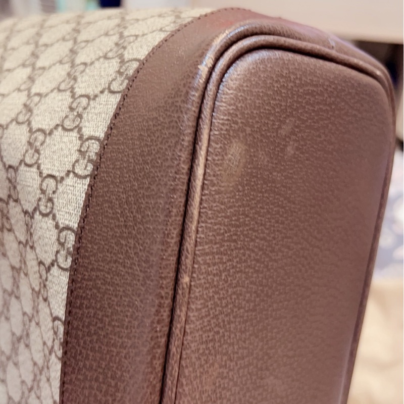 Gucci中號雙提把拖特包-18