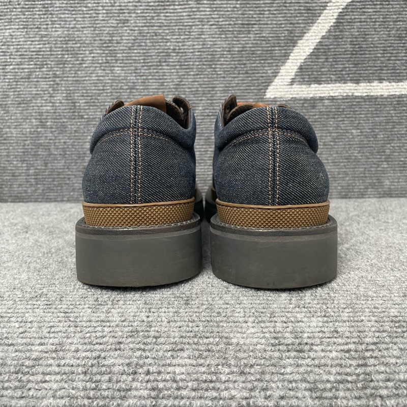 98 新LV 藍色牛仔帆布樂福鞋41碼-2