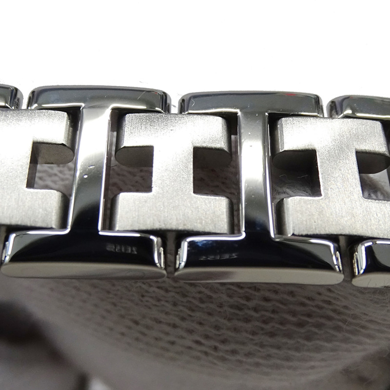 愛馬仕 Clipper Date 女士石英腕錶，不鏽鋼材質，CL4.210，銀色/粉紅色，拋光處理-11