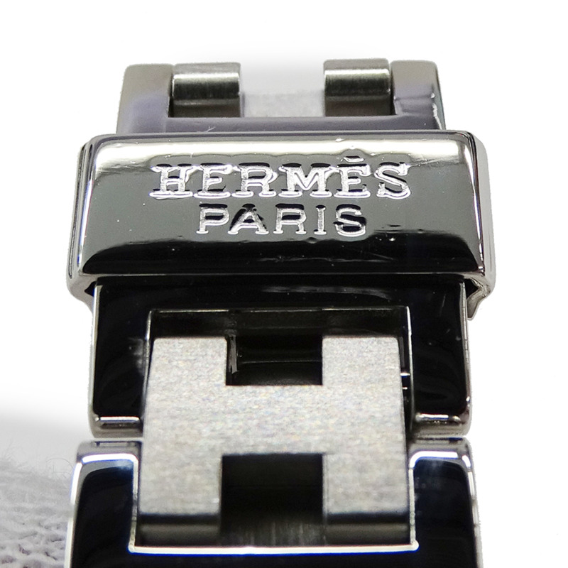 愛馬仕 Clipper Date 女士石英腕錶，不鏽鋼材質，CL4.210，銀色/粉紅色，拋光處理-12