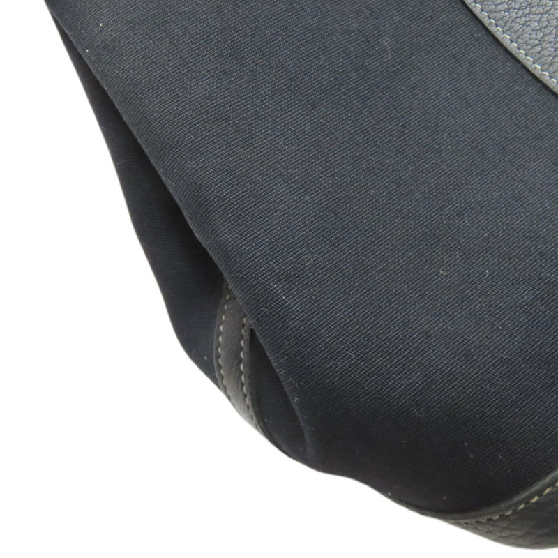 愛馬仕 Garden Party TPM Toile Officier 手提包，銀色五金配件，女士，愛馬仕-14