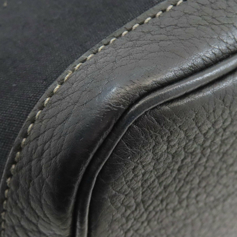 愛馬仕 Garden Party TPM Toile Officier 手提包，銀色五金配件，女士，愛馬仕-26