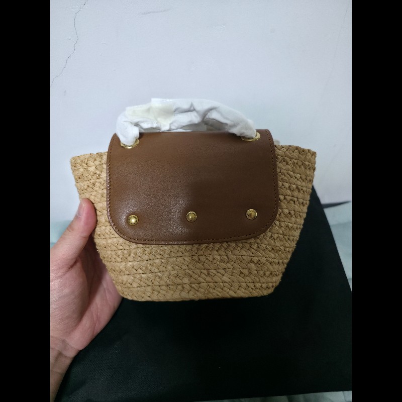 Saint Laurent YSL 草編包-1